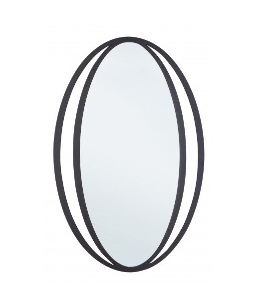 Miroir déco avec cadre en métal Nabila Noir, l51xH80 cm sélection de produits