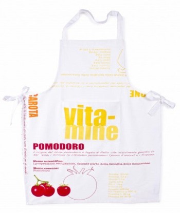 Tablier Vitasana en coton multicolore, l45xH145 cm en stock