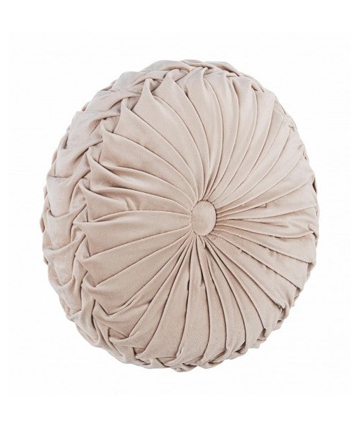 Coussin décoratif Chantal Round Velvet Beige, Ø35xH15 cm online