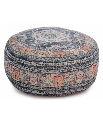 Tabouret Tamil Imperial Multicolor en coton, Ø60xH25 cm offre 