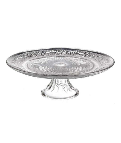 Présentoir à gâteaux, verre, d'argent Cake, Ø29xH11 cm la livraison gratuite