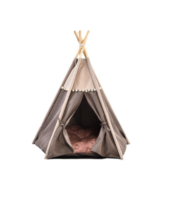 Tente de jeu pour animaux de compagnie, en polyester et bois, Cosy, Multicolore, L68x65xH80 cm acheter