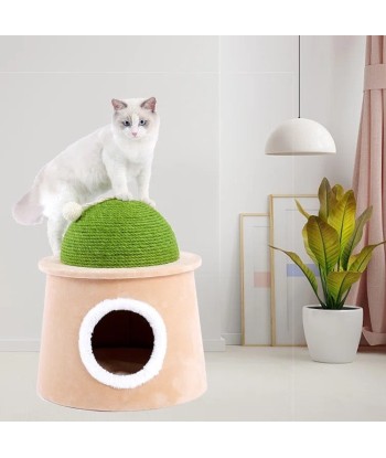 Ensemble de jeu pour chats, Cosy, Vert / Beige clair, Ø43xH47 cm votre