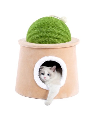 Ensemble de jeu pour chats, Cosy, Vert / Beige clair, Ø43xH47 cm votre