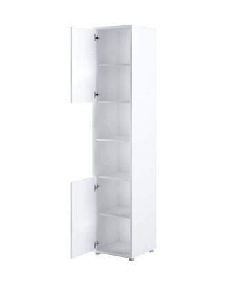 Armoire haute à 2 portes, BC08, Blanc Mat, L45xl46xH217 cm Fin de série