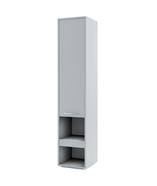 Armoire haute avec 1 porte et 1 tiroir, BC07, Gris Mat, L45xW46xH217 cm meilleur choix