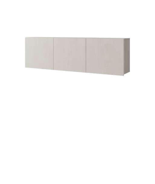 Armoire suspendue en bois à 3 portes, pour enfants et jeunes, Teen Flex TF09 Large, Gris, L150xW27xH45 cm outlet