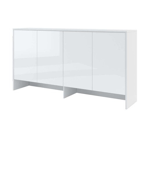 Armoire suspendue à 4 portes, en bois, BC11 Big Horizontal, Blanc Brillant, L211xL46xH110 cm du meilleur 