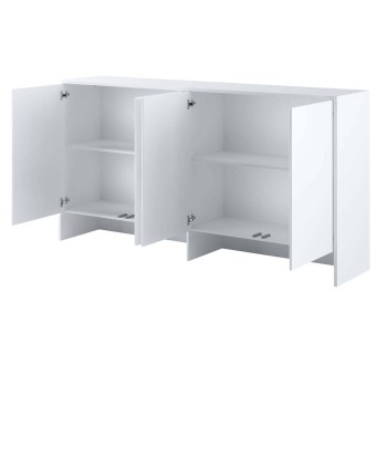 Armoire suspendue à 4 portes, en bois, BC11 Big Horizontal, Blanc Brillant, L211xL46xH110 cm du meilleur 