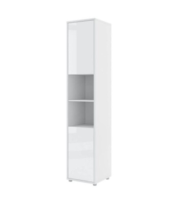 Armoire haute 2 portes, BC08, Blanc Brillant, L45xl46xH217 cm Dans la société mordern