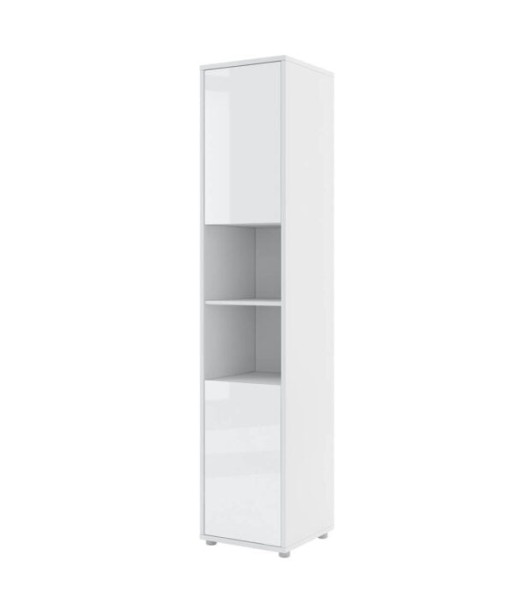 Armoire haute 2 portes, BC08, Blanc Brillant, L45xl46xH217 cm Dans la société mordern