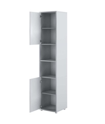 Armoire haute à 2 portes, BC08, Gris, L45xl46xH217 cm Venez acheter