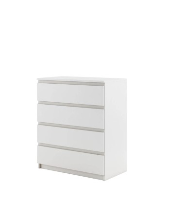 Commode en bois avec 4 tiroirs Idea 06, Blanc Mat, L73xW40xH85 cm 50% de réduction en Octobre 2024