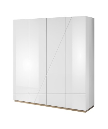 Armoire en érable à 4 portes Futura 11 Blanc / Chêne, Riviera, L200xL60xH216 cm votre restaurant rapide dans 