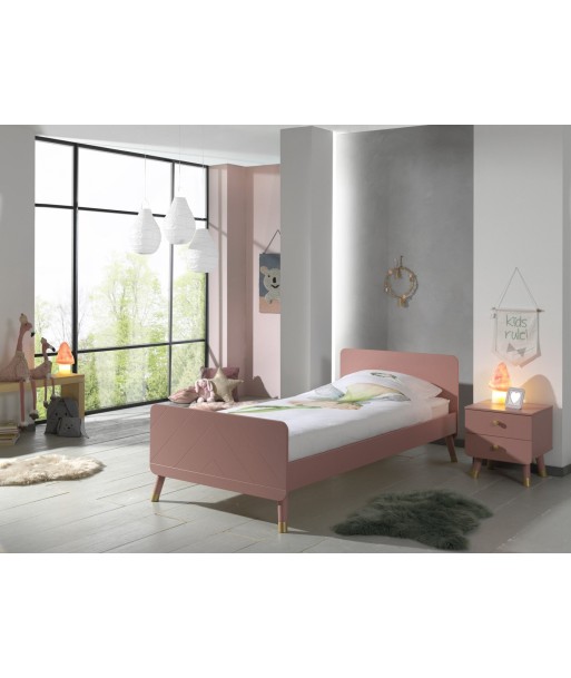 Ensemble de meubles de chambre à coucher de PAL et MDF, pour les enfants 2 pièces Billy Pink, 200 x 90 cm Economisez 