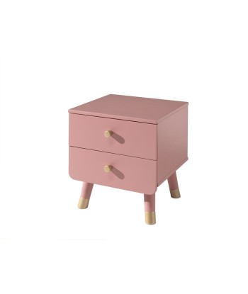 Center en bois de pin et MDF, avec 2 tiroirs pour enfants rose Billy, L43.2xa40xh45.2 cm basket pas cher