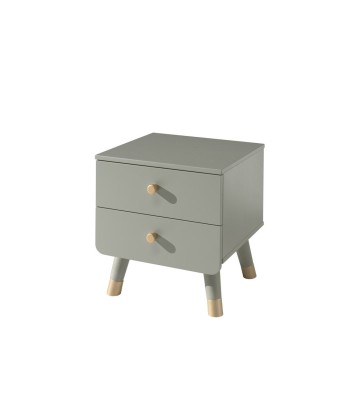 Napter en bois de pin et MDF, avec 2 enfants Billy Green Olive, L43.2x40xh45.2 cm. en stock