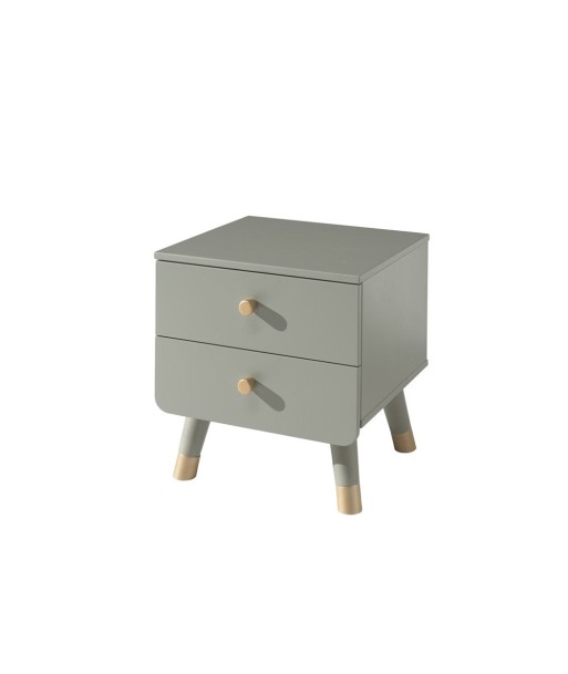 Napter en bois de pin et MDF, avec 2 enfants Billy Green Olive, L43.2x40xh45.2 cm. en stock