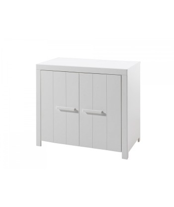 PIN ET 2-DOOR MDF en bois commodité, pour White Erik, L100XA57XH87 cm bébé à prix réduit toute l'année