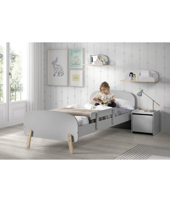 Ensemble de meubles de chambre à coucher et MDF, pour les enfants 5 pièces gris gamin, 200 x 90 cm Véritable concentré