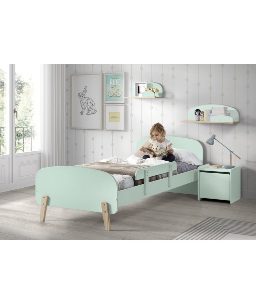 Ensemble de mobilier de chambre à coucher et MDF, pour les enfants 5 pièces Kiddy Green Lie, 200 x 90 cm outlet