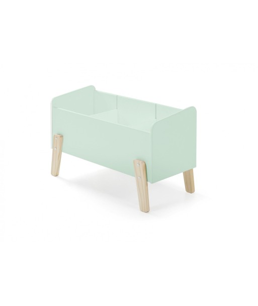 Boîte de rangement Boîte de rangement, Pine Wood et MDF Kiddy Green Mint, L80XA39XH47 CM vente chaude votre 