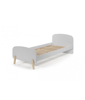 Pin et MDF Lit en bois pour Kiddy Grey Children, 200 x 90 cm Par le système avancé 