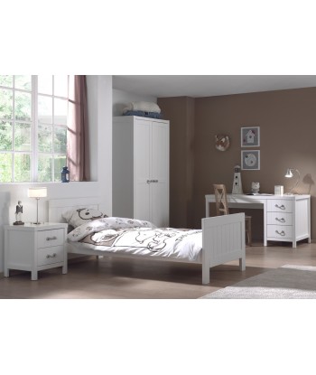 Ensemble de meubles de chambre à coucher et MDF, pour les enfants 4 pièces Lewis et White, 200 x 90 cm 50-70% off 