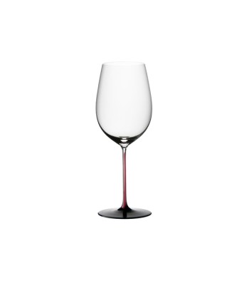 Lot de 4 verres à vin en cristal Série Noire Bordeaux Grand Cru, Bourgogne / Noir, 860 ml, Riedel de la marque