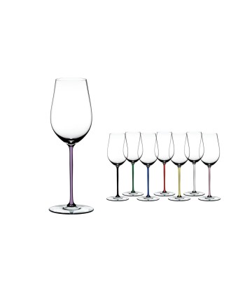 Set de 4 verres à vin, cristal Fatto A Mano Riesling / Zinfandel, Violet, 395 ml, Riedel À commander