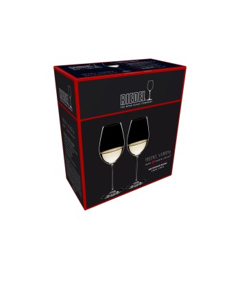 Lot de 4 verres à vin, cristal Veritas Sauvignon, Blanc Clear, 440 ml, Riedel des créatures d'habitude