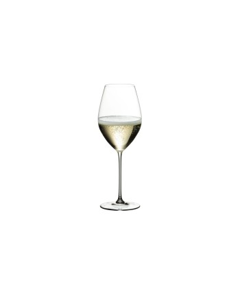 Lot de 2 verres à champagne et vin mousseux, en cristal Veritas Champagne Wine, Transparent, 445 ml, Riedel le des métaux précieux