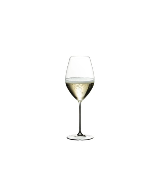 Lot de 2 verres à champagne et vin mousseux, en cristal Veritas Champagne Wine, Transparent, 445 ml, Riedel le des métaux précieux