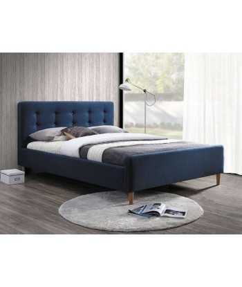 Lit recouvert de tissu Pinko, Bleu, 160 x 200 cm l'achat 