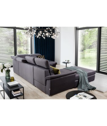 Coltar Extensibil Evon cu Lada de Depozitare, Sezlong pe Stanga, Tetiere Reglabile, l330xA216xH82-102 cm ouvre sa boutique