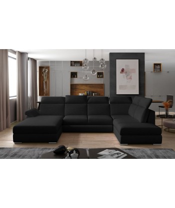 Coltar Extensibil Evon cu Lada de Depozitare, Sezlong pe Stanga, Tetiere Reglabile, l330xA216xH82-102 cm ouvre sa boutique