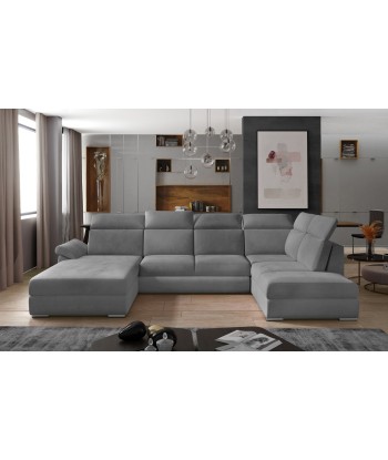 Coltar Extensibil Evon cu Lada de Depozitare, Sezlong pe Stanga, Tetiere Reglabile, l330xA216xH82-102 cm ouvre sa boutique