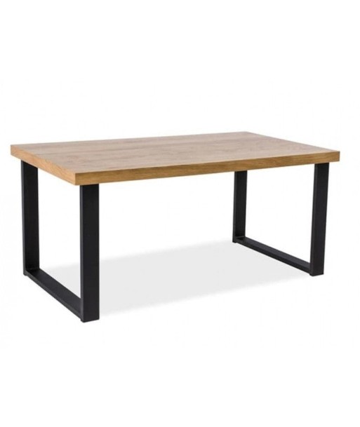 Table basse, placage et métal Umberto B Chêne / Noir, L110xl60xH50 cm meilleur choix